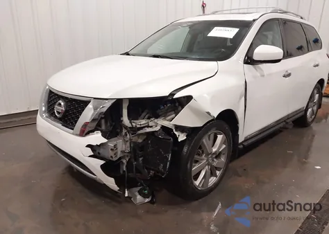 2016 Nissan Pathfinder Platinum z USA, uszkodzony, nr VIN 5N1AR2MM9GC659749
